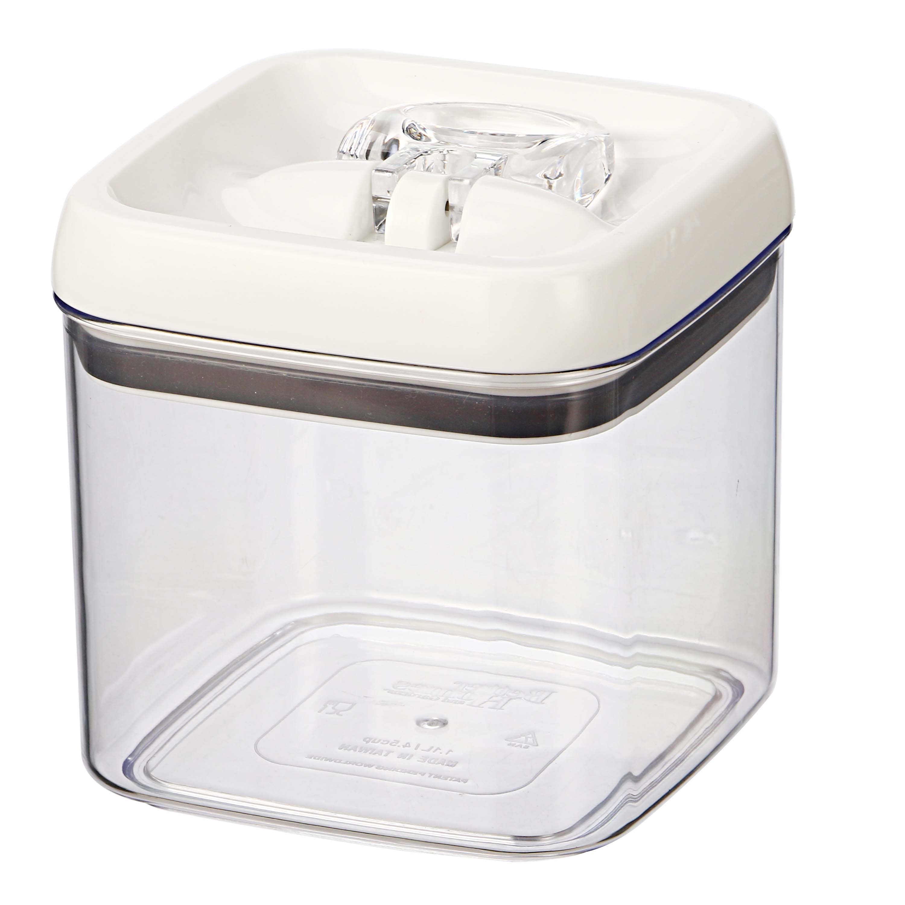 Better Homes & Gardens Canister - 4.5 Cup Flip-Tite® Square Food Storage Container, Designed to Help with Pantry Organization and Food Storage