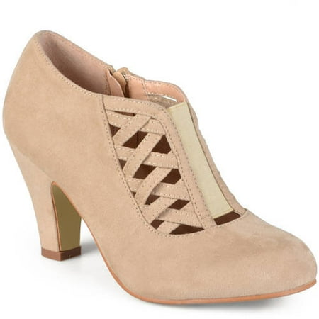 - Brinley Co. Women's High Heel Round Toe Bootie