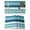 White Teal, variant on Turquoise Beach Placemats Set of 2, Cotton Linen Fabric Place Mats, Abstract Ripple Gradient Ocean Sand Washable Decorative Table Mats Protector for Home Kitchen Dining Wedding Party Coffee Tables