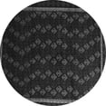 thumbnail image 1 of Ahgly Company Indoor Round Southwestern Gray Country Area Rugs, 5' Round, 1 of 1