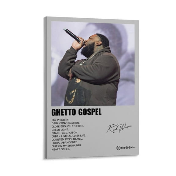 Rod Wave Rapper, Hip Hop, Music Poster For Bedroom Kitchen Bathroom Living Room Office Decor