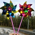 thumbnail image 5 of ✪ Lawn Pinwheels, Party Pinwheels Windmill Rainbow Pinwheel DIY Pinwheels Set for Kids Toy Garden Lawn Decor, 20 PCS, 5 of 16