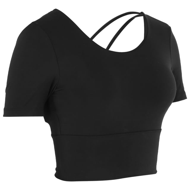 Tops de yoga, accesorio deportivo sexy de verano para mujer, accesorio deportivo para niña, manga corta, ingeniería de precisión