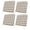 Brown, variant on Outdoor Patio Cushion Covers 2 Pack Orange Buffalo Check Plaid Patio Chair Cushion Covers with Ties and Zipper Farmhouse Style Waterproof Outdoor Seat Cushion Covers for Patio Furniture 20"x18"