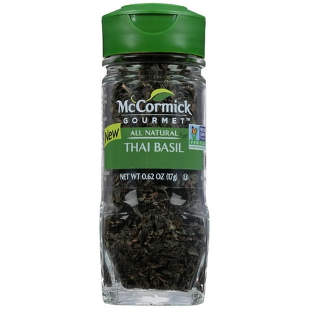 Thai Natural - McCormick Gourmet All Natural Thai Basil, 0.62 oz