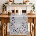 thumbnail image 2 of Table Runner 70 Inches Long for Kitchen Dining, Spring Floral Dresser Scarf Farmhouse, Dining Table Decorations for Wedding/Parties, Summer Botanical Flowers Vintage 13 x 70 In, 2 of 8