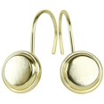 thumbnail image 1 of Crest Shower Curtain Hooks - Brushed Gold, 12 Pack, 1 of 2