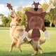 thumbnail image 3 of Mascota de peluche suave que suena con papel de timbre, protección de limpieza de dientes, juguete de entrenamiento interactivo para morder y masticar para perros, 3 of 8