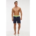 thumbnail image 5 of Tyhengta Men's Swim Trunks Quick Dry Beach Shorts with Zipper Pockets and Mesh Lining Green Navy 34, 5 of 8
