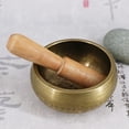 thumbnail image 4 of Tibetan Buddhist Singing Bowl Buddha Sound Bowl Musical Instrument for Meditation with Stick Yoga Home Decoration, 4 of 7