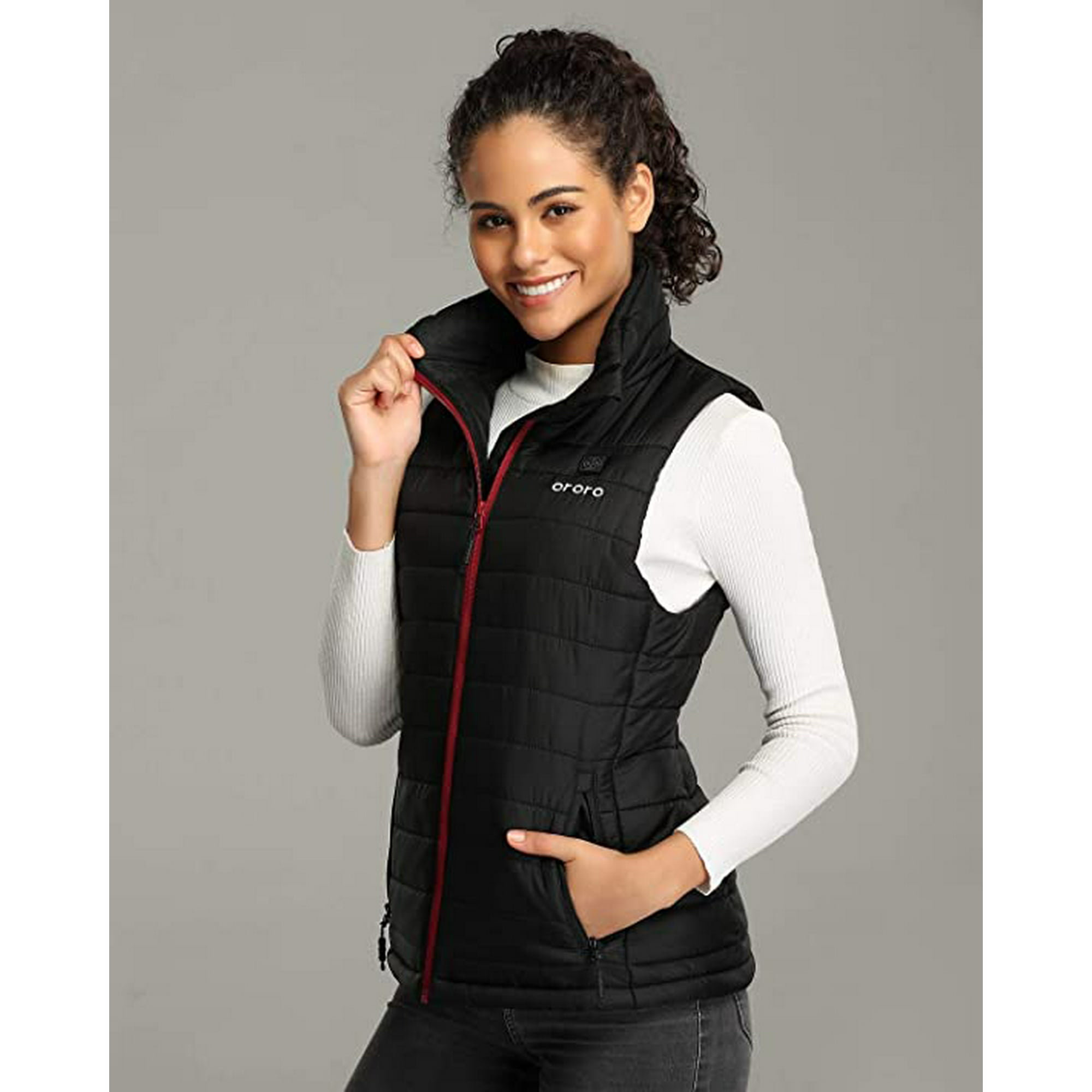 ORORO Women's Heated Vest with Battery Pack