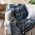 thumbnail image 2 of Gifts for Dad, Dad Gifts, Dad Birthday Gift, Happy Birthday Gifts for Dad Who Wants Nothing, for Dads Birthday, Dad Gifts from Daughter Son, Best Dad Father Ever Gifts Blanket 60"X50", 2 of 6