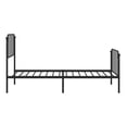 thumbnail image 6 of Metal Bed Frame Black Full Size with Footboard, 39.4x78.7, Sturdy Steel Platform Bed, Under-Bed Storage, 6 of 9