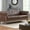 Dark Brown, variant on Harper & Bright Designs 3-Seat Chesterfield Sofa with Rolled Arms, Upholstered Mid-Century Loveseat Sofa with Padded Seat, Button Tufted Sofa with Nailhead Trim, Beige