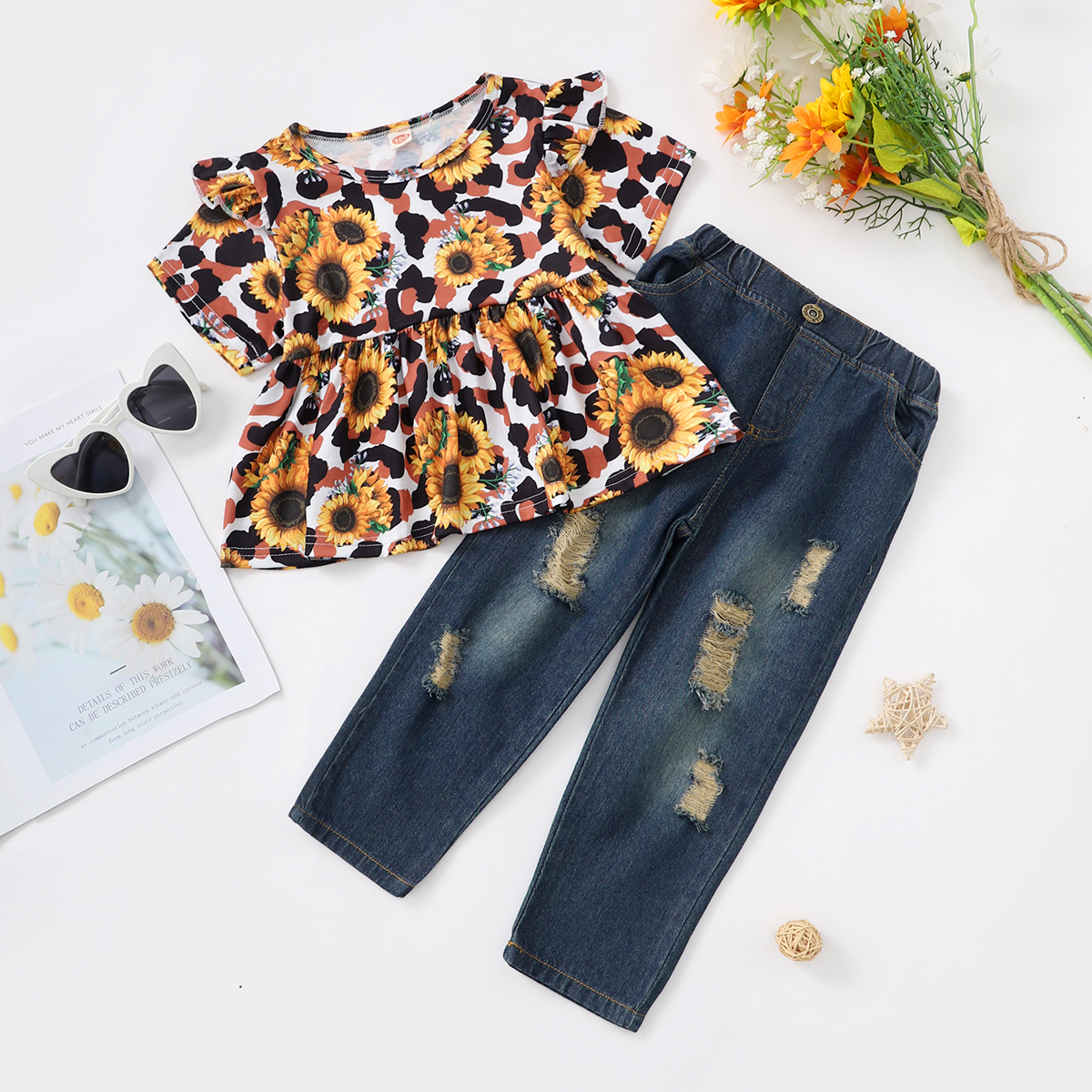 4T Toddler Girl Lovely Outfits Pants 