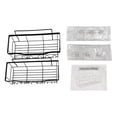 thumbnail image 2 of 2pcs Stylish and Sturdy Bathroom Shelf: Easy Install No Tools Needed Space Saver, 2 of 11