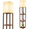 thumbnail image 6 of A Floor Lamp with a Stand, Featuring a Modern Design And a 9W LED Bulb, Is a Three-Tiered Storage Display Reading Light Suitable for Bedrooms, Living Rooms, And Narrow Bedside Corners., 6 of 13