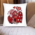 thumbnail image 1 of Funda de sofá para San Valentín, funda de cojín, decoración personalizada para el hogar, cara twoel, 1 of 5