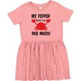thumbnail image 3 of Inktastic My Poppop Loves Me Girls Toddler Dress, 3 of 5