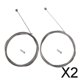 thumbnail image 1 of Paquete de 2x2 Unidades de Kit de Reemplazo de Carcasa de Cable de Desviador de Bicicleta Universal Y Tapas de Extremo para Ciclismo de Montaña Y Carr 2 piezas, 1 of 8
