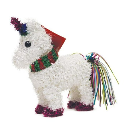 FLOMO 2347521 Small Christmas Tinsel Unicorn, Pack of 48