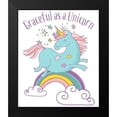 thumbnail image 2 of Lavoie, Tina 20x23 Black Modern Framed Museum Art Print Titled - Graceful As A Unicorn Tee, 2 of 5