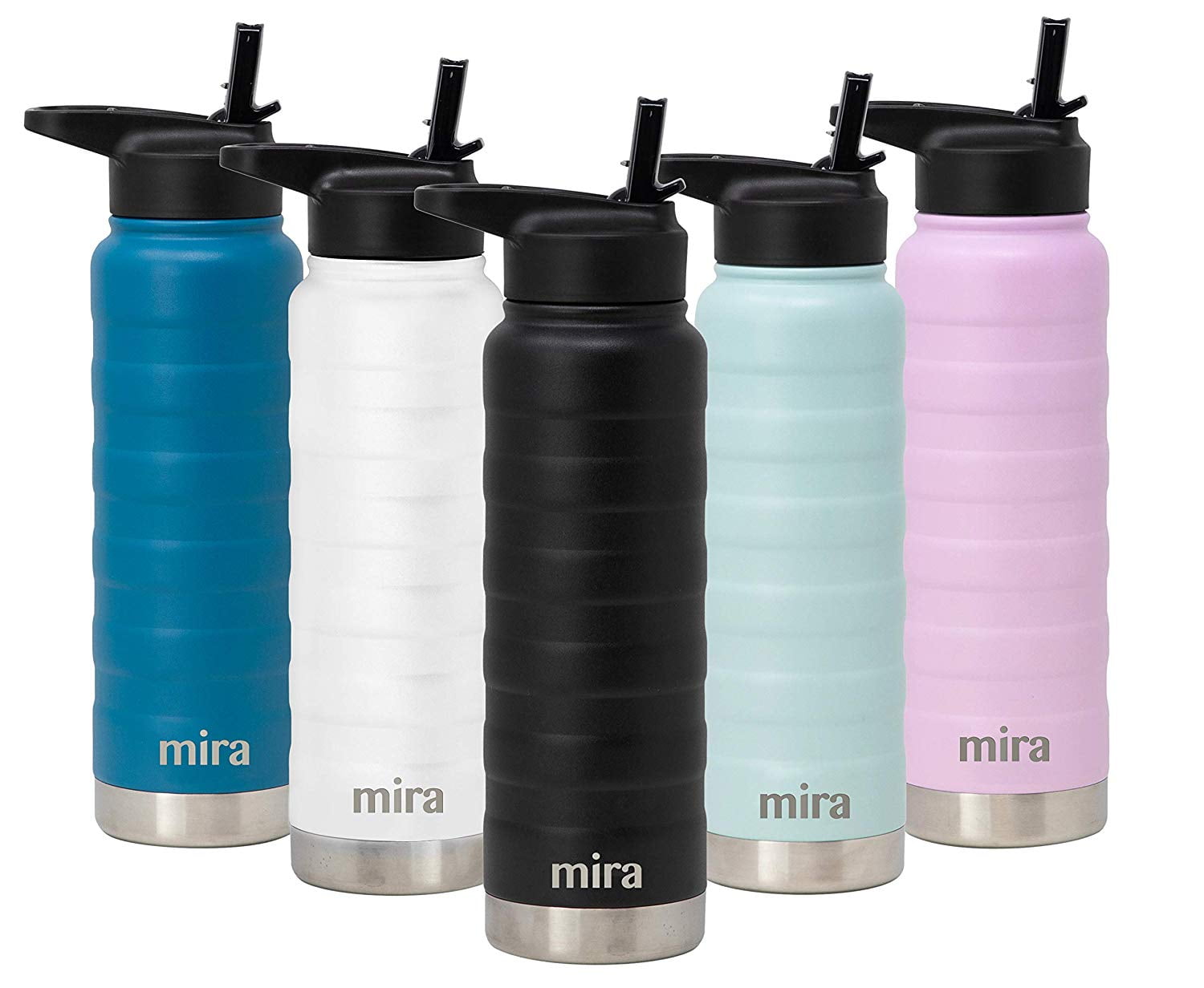 25 Oz Stainless Steel Vacuum Insulated Ridge Water Bottle Double