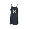 thumbnail image 2 of Itsame Summer Camisole Pajama Set for Womens Lace Nightgown New Bow-knot Simplicity Home Clothing Black Size 2XL, 2 of 9