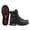 Black, variant on Milwaukee Motorcycle Clothing Co. Men's Throttle Black Leather Motorcycle Boots, MB440 10