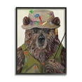 thumbnail image 2 of Stupell Industries Fisherman Outfit Brown Grizzly Bear Fishing Pole, 24 x 30, Design by Kamdon Kreations, 2 of 5