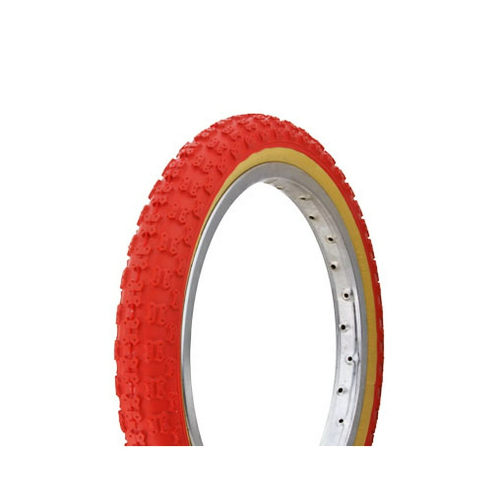 Tire Duro 16" x 2.125" Red/Gum Side Wall HF143G.Bicycle