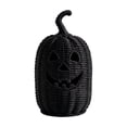thumbnail image 2 of Halloween Woven Seagrass Pumpkin for Spooky Halloween Candy Storage ,Halloween Decorations Indoor Fall Decor & Horror Decor, Halloween Witch Lamp Lantern for Home Shelf Mantel Display, 8.3 Inch, 2 of 9
