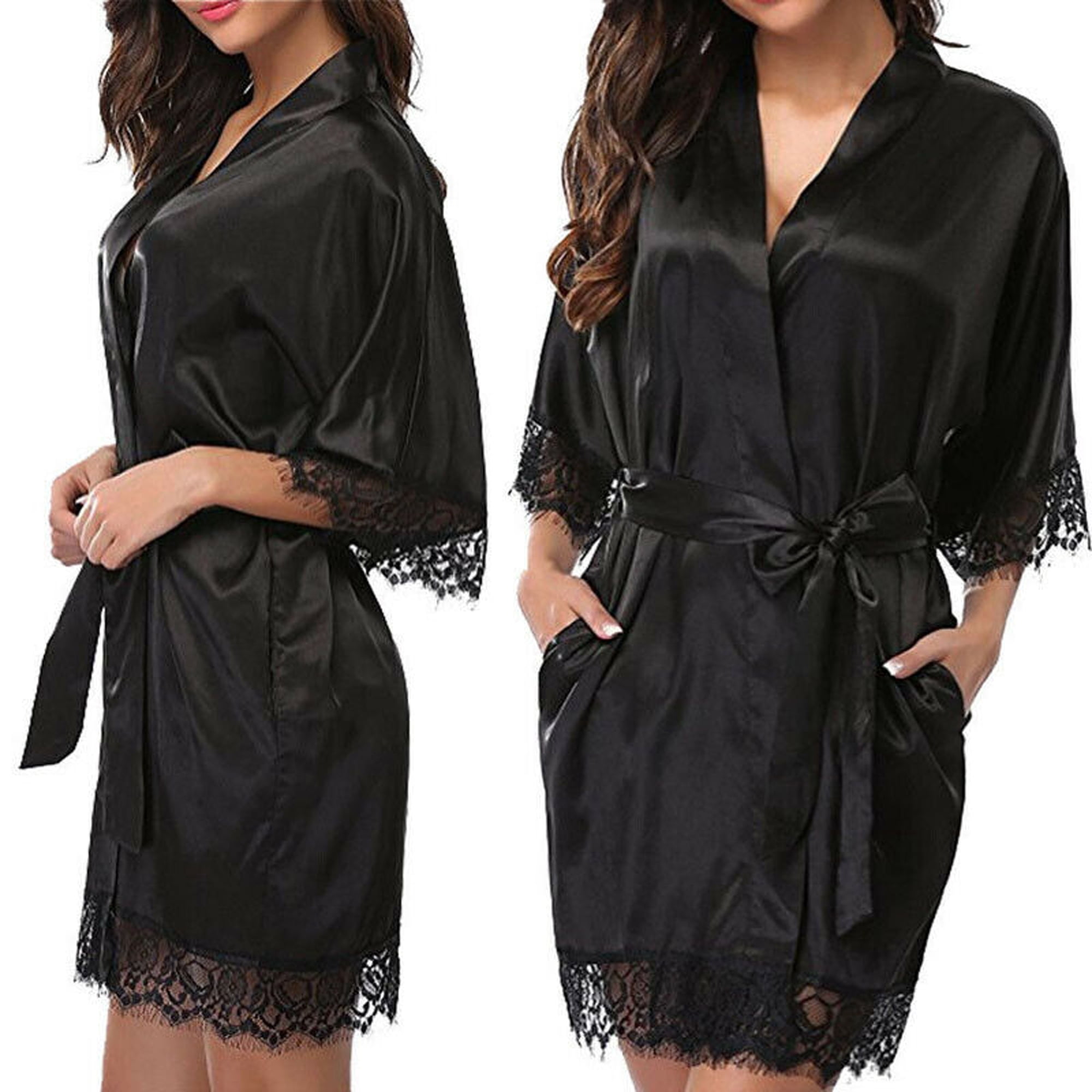 night dress and robe
