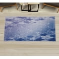thumbnail image 1 of Nature Decorative Rug, Cherry Blossoms Pattern in Shabby Form Style Flourish Themed Art Print, Quality Carpet for Bedroom Dorm and Living Room, 6 Sizes, Dark Violet, by Ambesonne, 1 of 1