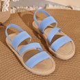 thumbnail image 5 of Wovix Strappy Espadrille Platform Wedge Sandals for Women Dressy Summer Beach Shoes with Comfortable Cushioned Insole and Ankle Strap Buckle, 5 of 9
