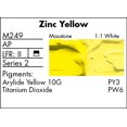 thumbnail image 2 of Grumbacher Max Artists' Water Miscible Oil Color - Zinc Yellow Hue, 37 ml tube, 2 of 2