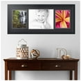 thumbnail image 2 of ArtToFrames Collage Photo Picture Frame with 1 - 11x14 and 2 - 8x10 Openings, Framed in Black with Black and Black Mats (CDM-3926-70), 2 of 8