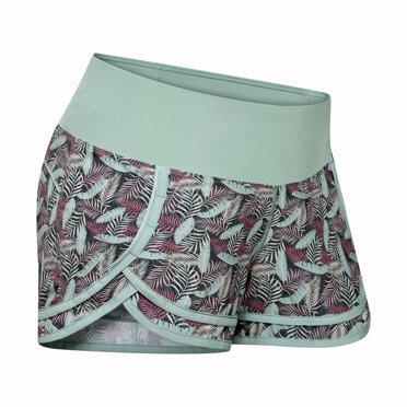 Womens 3" Lightweight Running WOD Volleyball Shorts Workout Mesh Liner Zip Pocket Angel feather