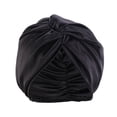 thumbnail image 1 of Adjustable Satin Faux Silk Bonnet Front Knot Back Adjustable Buckle Large Long Curly Hair Wrap Elastic Drawstring Beauty Hat, 1 of 10