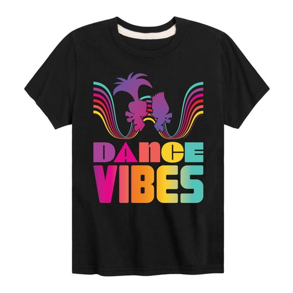 Trolls - Dance Vibes Poppy Branch - Toddler & Youth Short Sleeve Graphic T-Shirt