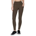 thumbnail image 4 of Avalanche Women's Outdoors Workout High Impact Squat Proof High Waist Full Length Cargo Pocket Legging Walnut Brown XS, 4 of 5