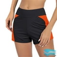 thumbnail image 2 of Women's Swimwear Menstrual Leakproof Swim Shorts - Wide Waistband, Polyester & Spandex, for Beach and Pool, 2 of 6
