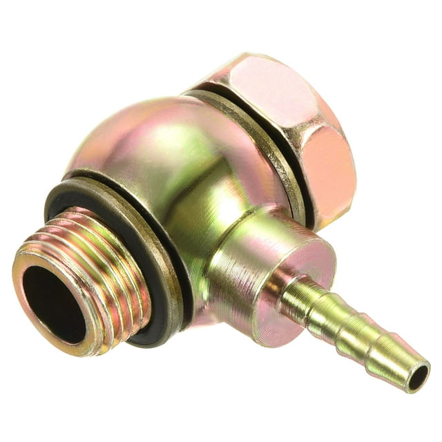Unique Bargains Raccord de Tuyau Fileté M16x1.5 6mm en Acier au Carbone