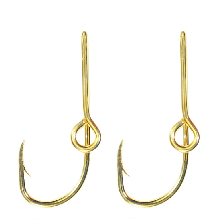 Eagle Claw Hat Fish Hook (Set of Two Gold Hat Hook pins) Plus a FREE Decal  with your order!! 