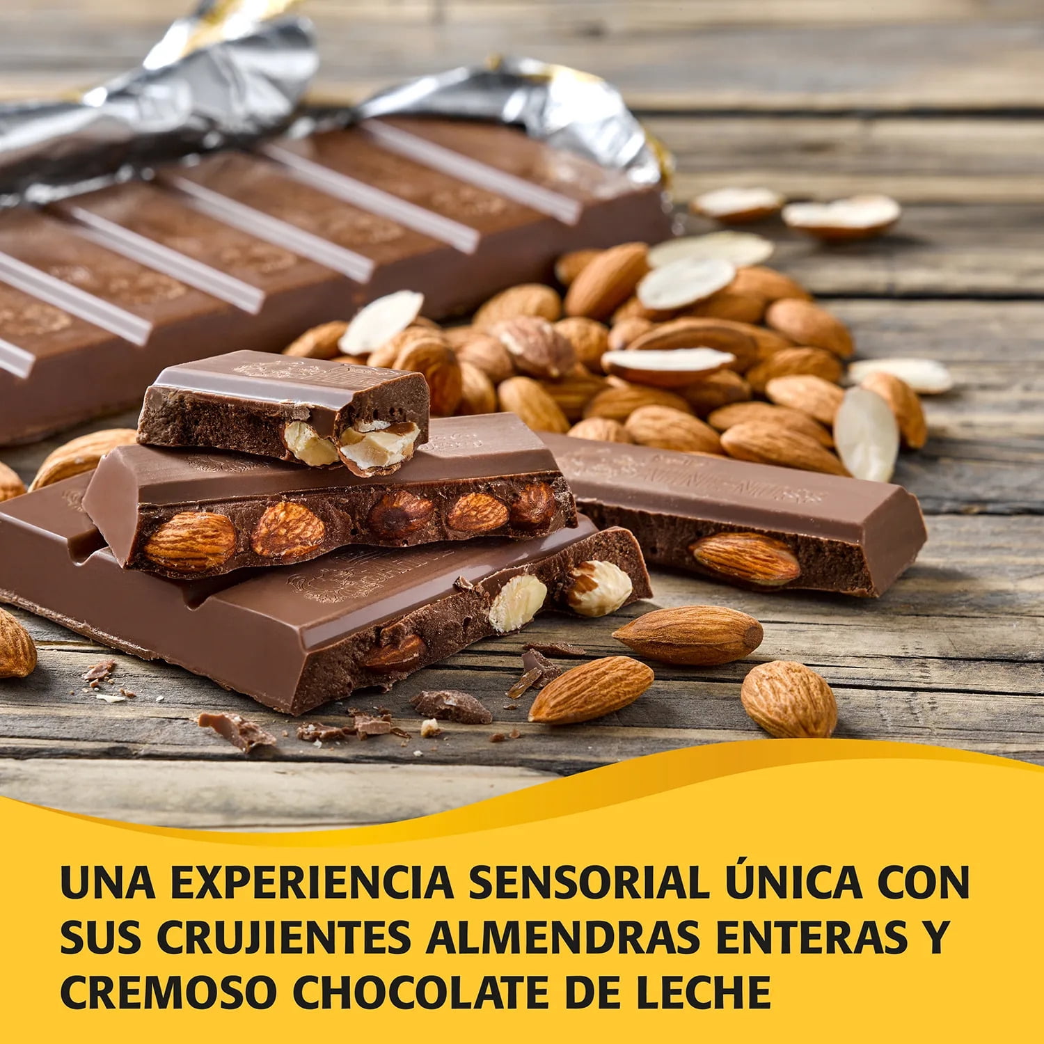Nestle Sahne Nuss Milk Chocolate Bar with Whole Roasted Almonds, 1 count (250g)