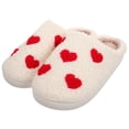 thumbnail image 3 of GOOHOCHY 1 par de pantuflas de corazón, lindas pantuflas de interior, pantuflas de casa, pantuflas de pareja, 3 of 8