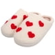 thumbnail image 3 of GOOHOCHY 1 par de pantuflas de corazón, lindas pantuflas de interior, pantuflas de casa, pantuflas de pareja, 3 of 8