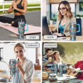 thumbnail image 7 of OBREWU Basset Hound Dog and Flower Tumbler with Handle and Lid,Basset Hound Dog and Flower 40oz Double Wall Vacuum Insulated Tumbler,Cups Gift for Women and Men, 7 of 7