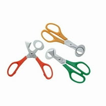Kanetsune KAN-KC-029 2019 Putch Quail Egg Scissors, Green, Red & Yellow - 3 Piece