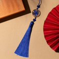 thumbnail image 1 of 1pc Chinese Knot Silk Tassel Pendant - Lucky Happy Symbol for Home Decor DIY Craft & Oriental Mystic New Year Decor, 1 of 5